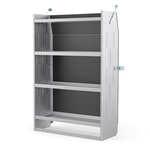 AA Products Model SH-6204 Steel Mid/High Roof Van Shelving Storage System Fits Transit, ProMaster and Sprinter, 4 Tiers Van Shelving Units, 42''W x 62''H x 16''D(SH-6204)