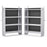 AA Products Model SH-6204(2) Steel Low/Mid/High Roof Van Shelving Storage System Fits Transit, ProMaster and Sprinter, 4 Tiers Set of 2 Van Shelving Units, 42''W x 62''H x 16''D