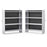 AA Products Model SH-6205(2) Steel Low/Mid/High Roof Van Shelving Storage System Fits Transit, ProMaster and Sprinter, 4 Tiers Set of 2 Van Shelving Units, 52''W x 62''H x 16''D