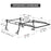 AA-Racks Model RX39-LC Truck Bed Ladder Rack Quick-Open Rotatable Rear Bar Side Bar with Long Cab Ext(RX39-LC)