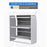 AA Products Model SH-4604-T3(3) Steel Low/Mid/High Roof Van Shelving Storage System Fits Transit, GM, NV, Promaster, Sprinter and Metris, Set of 3 Contoured Shelving Unit, 42" W x 46" H x 16" D