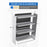 AA Products Model SH-6204(2) Steel Low/Mid/High Roof Van Shelving Storage System Fits Transit, ProMaster and Sprinter, 4 Tiers Set of 2 Van Shelving Units, 42''W x 62''H x 16''D