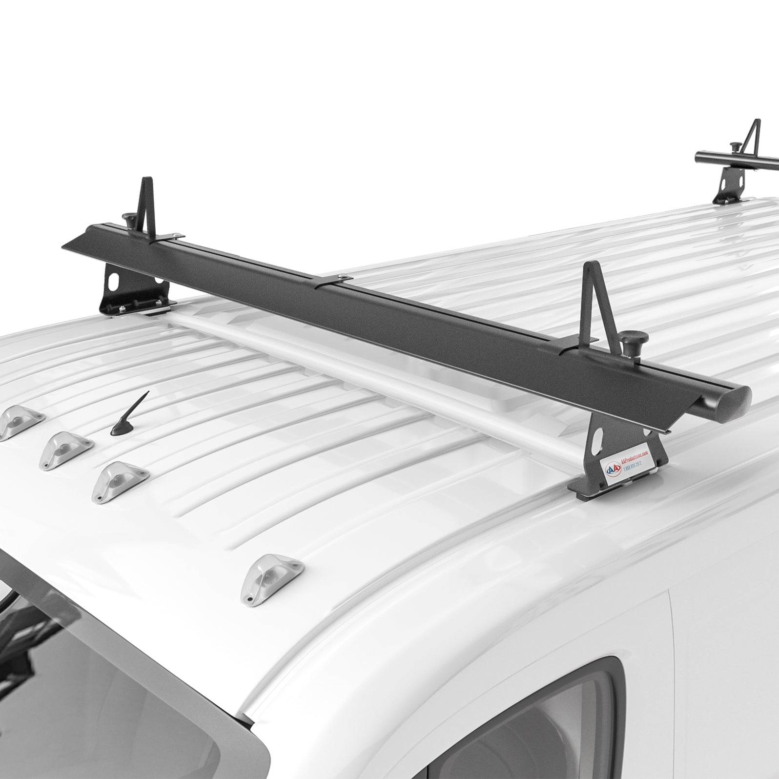 AA Racks Model AX302 Aluminum 3 Bar 72'' Van Ladder Roof Rack System ...