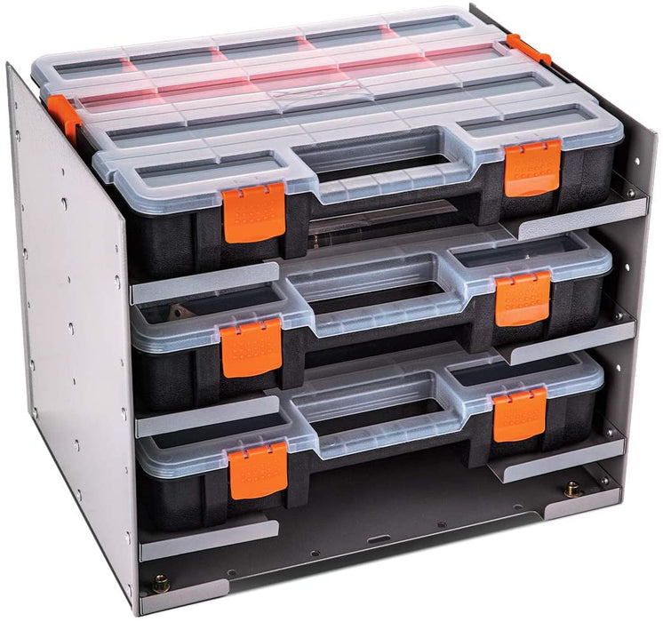 Durable Transparent Plastic Storage Box for Screws Components and